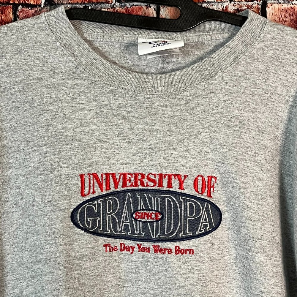 Men's "University of Grandpa" XL Tee